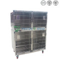 Veterinaria Hospital Médico de Acero Inoxidable Pet Dog Kennel